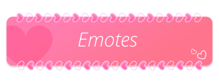 Emotes Panel from Cute Hearts Panels Theme.